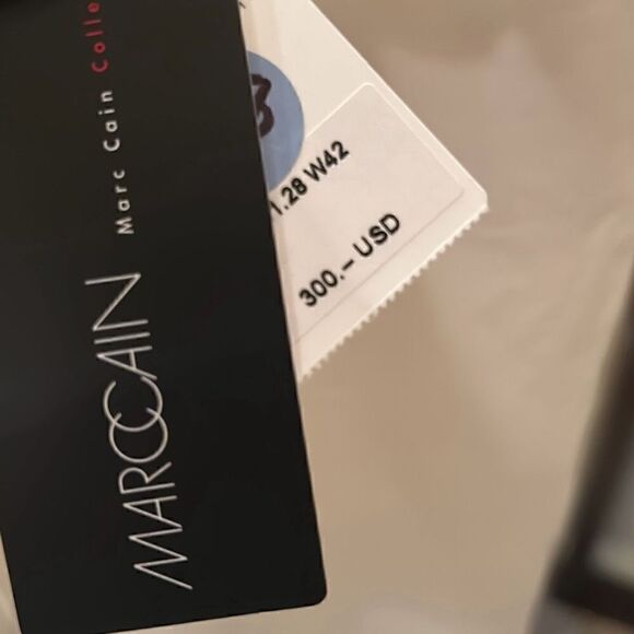 Marc Cain Collection Women's Size N3 Straight Leg Trouser Pants Classic White - Picture 3 of 9